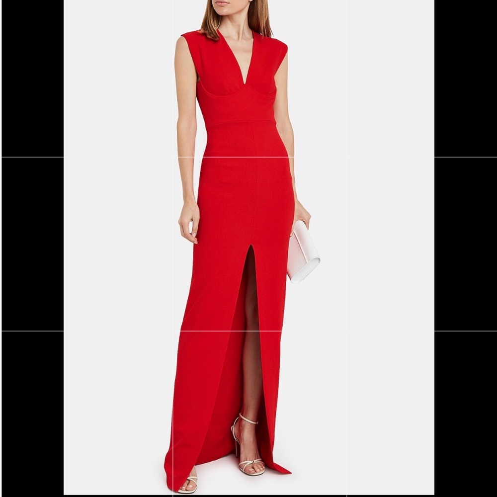 Elegant Red Evening Gown